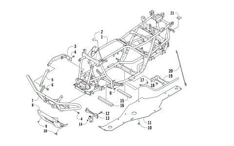 FRAME AND RELATED PARTS