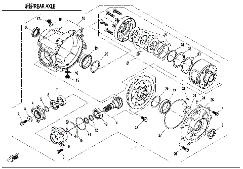 REAR AXLE (AUTOMATIC LOCK DIFFERENTIAL)