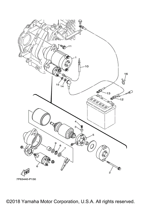 STARTING MOTOR