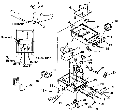 ELECTRICAL BOX SLT 780 B974588 (4941174117B009)