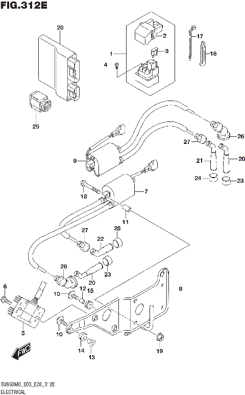 ELECTRICAL (SV650:E03)