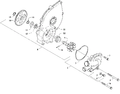 WATER PUMP ASSEMBLY [304008]