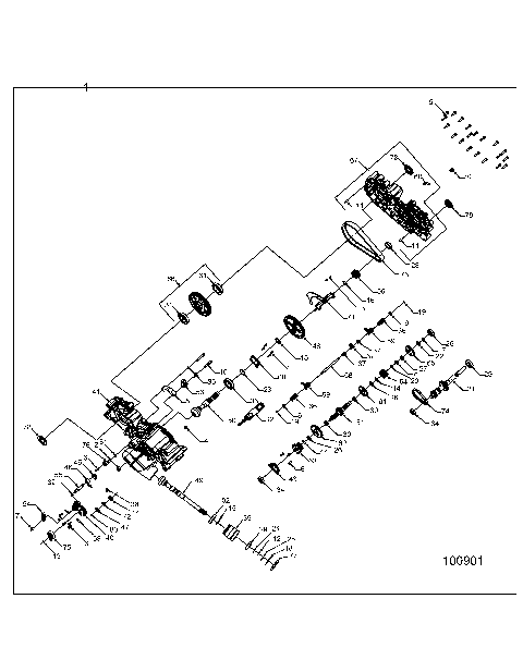 DRIVE TRAIN, MAIN GEARCASE - A17SEF57A4 [100901]