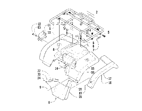 REAR BODY PANEL ASSEMBLY [83287]