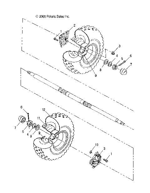 WHEEL, REAR - A07CA32AA (4999202939920293B09)