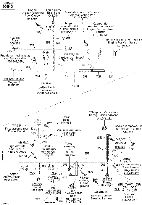 10- Electrical Harness 500SS, 600HO