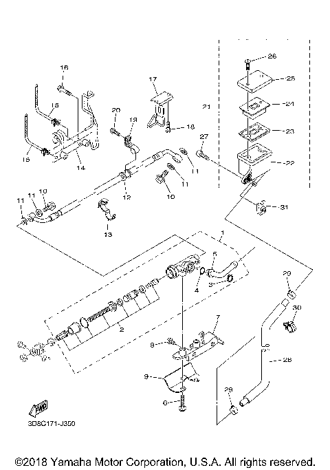 REAR MASTER CYLINDER