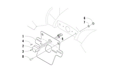 LICENSE PLATE HOLDER ASSEMBLY