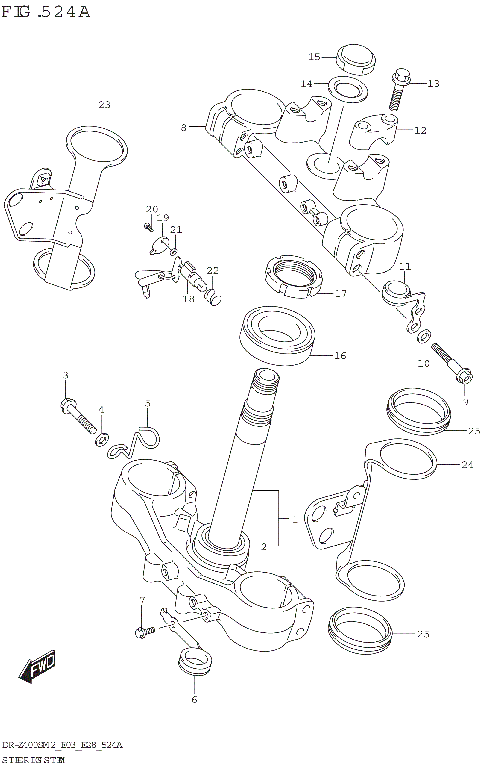 STEERING STEM (DR-Z400S)