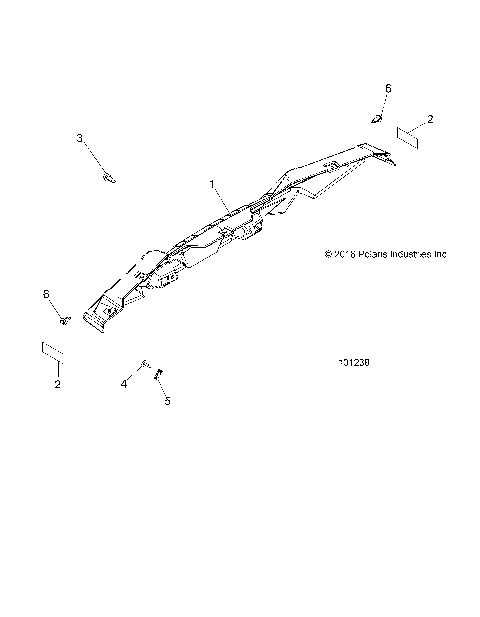 BODY, BUMPER, REAR - A19DBA50A5 (101238)