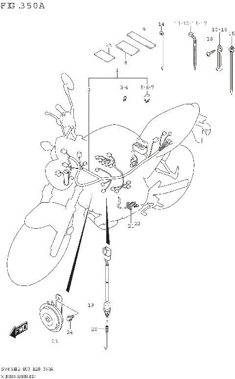 WIRING HARNESS (SV650:E03)