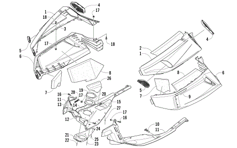SKID PLATE AND SIDE PANEL ASSEMBLY