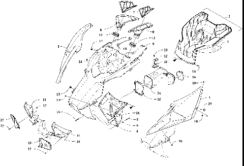 HOOD AND AIR INTAKE ASSEMBLY [107897]