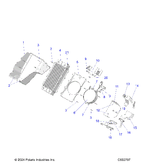 ENGINE, RADIATOR MOUNTING - S25FJE9FSL/9FEL (C602797)