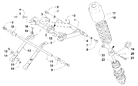 REAR SUSPENSION FRONT ARM ASSEMBLY [102718]