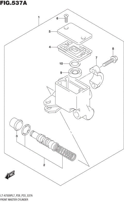 FRONT MASTER CYLINDER