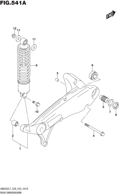 REAR SWINGINGARM