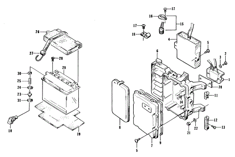 ELECTRICAL MODULE AND BATTERY