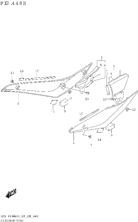 SIDE LOWER COVER (GSX-R1000RA)