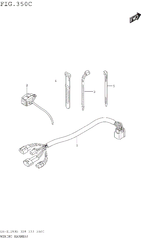 WIRING HARNESS (DR-Z125LM3E33)