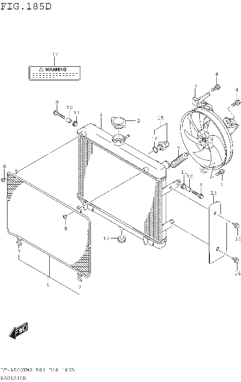 RADIATOR (LT-A500XPM2 P03)