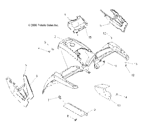 CAB, FRONT - A07TH50EA (49ATVCABX2QUAD)