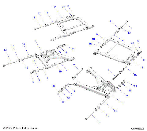 SUSPENSION, REAR CONTROL ARMS - R25RRE99JP (C700029)