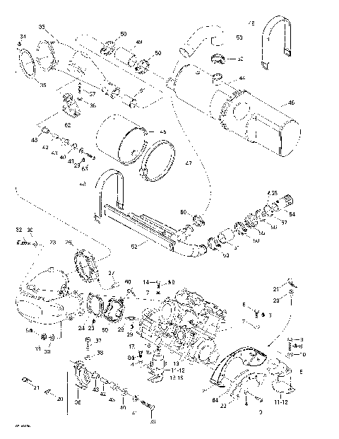 01- Engine Support And Muffler