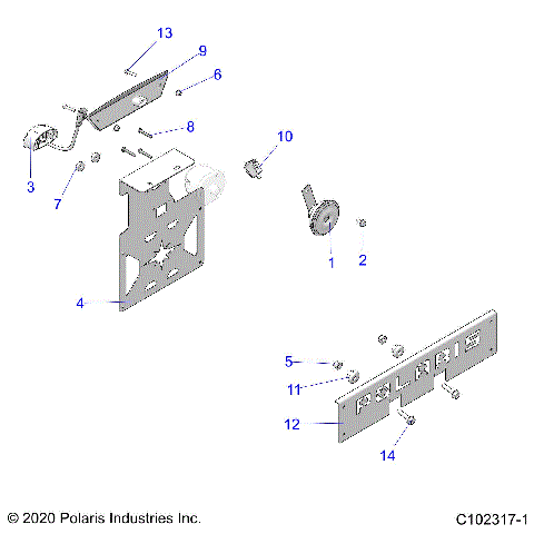 ELECTRICAL, HORN, FOG LIGHT, and LICENSE PLATE LIGHT - A21SEF57F1 (C102317-1)