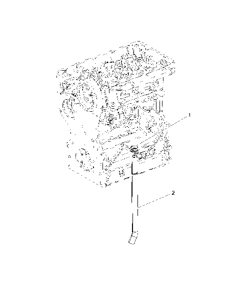 ENGINE, WATER BLOW BY HOSE - R16B1PD1AA/2P (49BRUTUSBLOWBYHOSE15DSL)