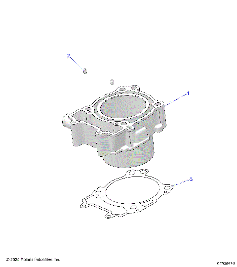 ENGINE, CYLINDER -   (C0706547-5)