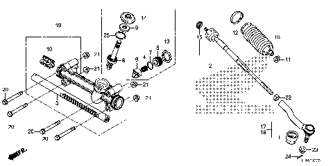 STEERING GEAR BOX@TIE ROD