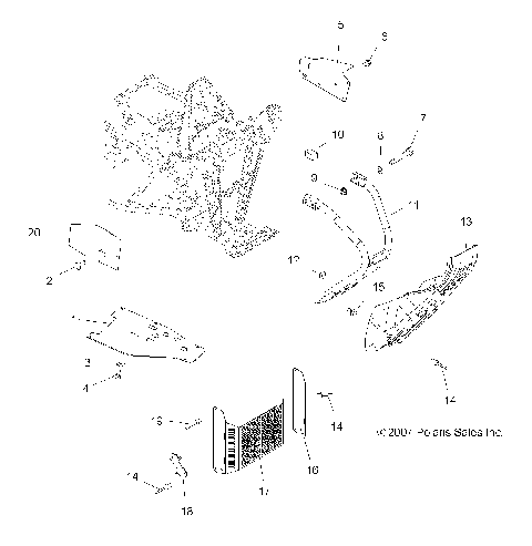 CHASSIS, FRONT BUMPER - A08BA32AA (49ATVBUMPER08TB)