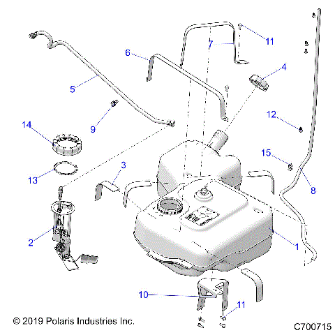 BODY, FUEL TANK - R21RRB99AZ/BZ (C700715)