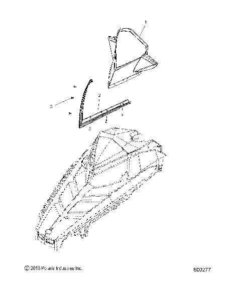 BODY, WINDSHIELD - S19CBA6GSL (600277)