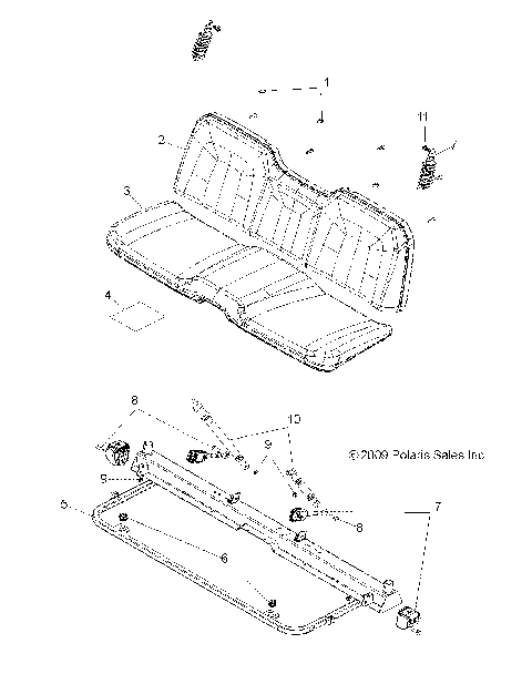BODY, SEAT and BASE - R10TH50AG/AR (49RGRSEAT105004X4)