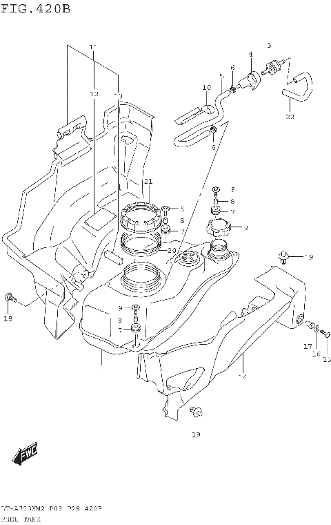 FUEL TANK (LT-A750XM2 P28)