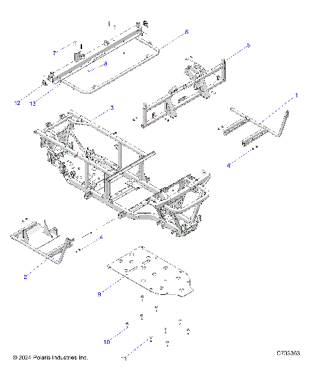 CHASSIS, FRAME - R25CCA57A1 (C733363)