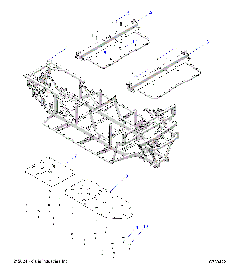 CHASSIS, FRAME  - R25M4A57B1 (C733422)