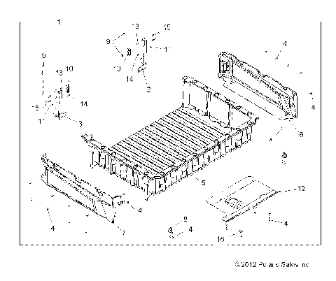 BODY, CARGO BOX - R16RTA57A1/A4/A9/B1/B4/B9/EAP/EBP (49RGRBOX13900XP)