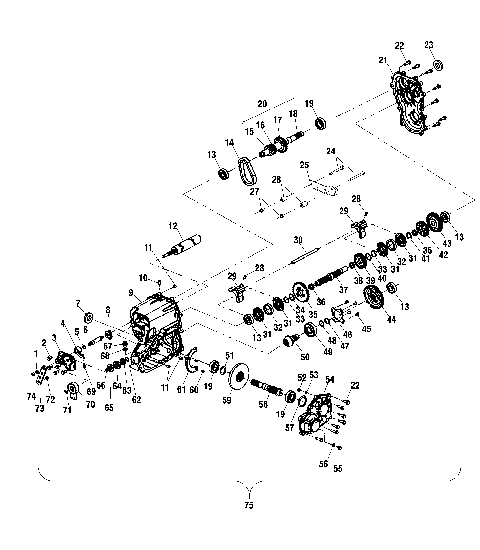 GEARCASE (2X4) - A11RB42AA (4981798179D03)