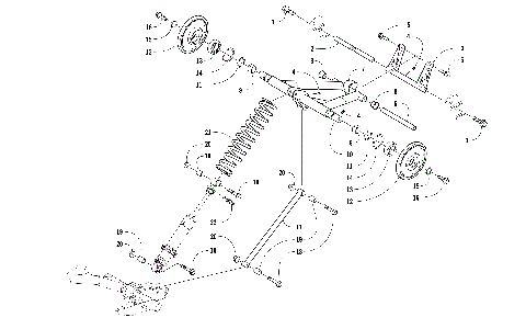 REAR SUSPENSION REAR ARM ASSEMBLY [104298]