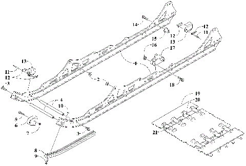 SLIDE RAIL AND TRACK ASSEMBLY [106183]