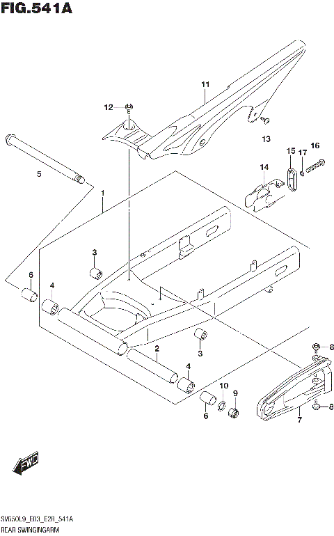 REAR SWINGINGARM
