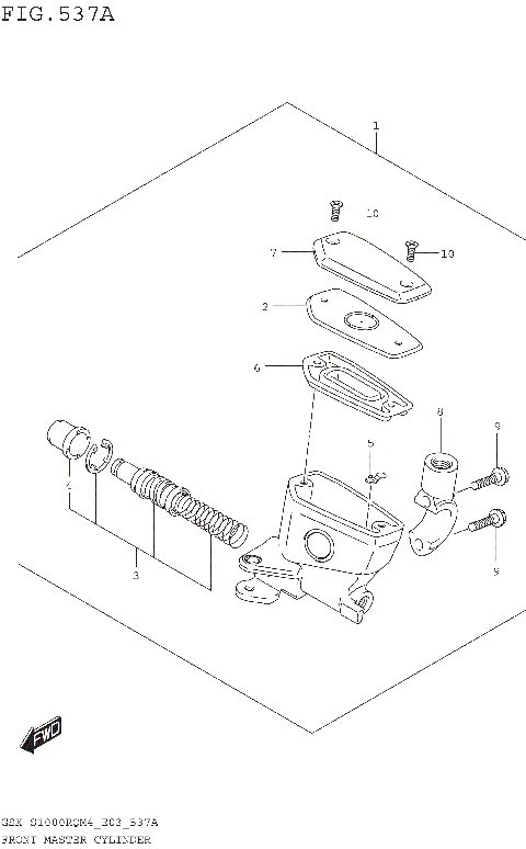 FRONT MASTER CYLINDER