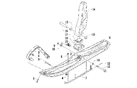 SKI AND SPINDLE ASSEMBLY [92199]