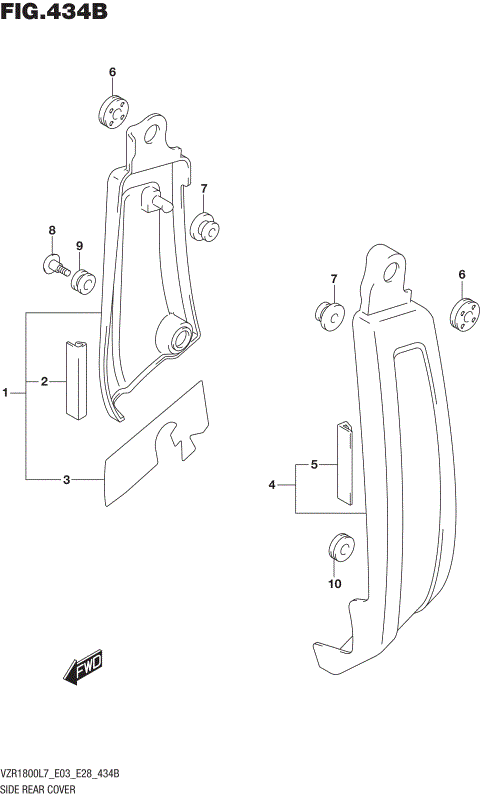SIDE REAR COVER (VZR1800BZL7 E03)
