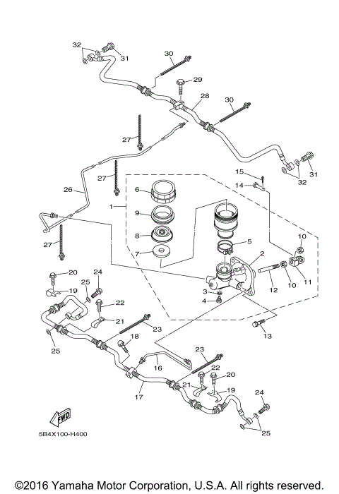 REAR MASTER CYLINDER