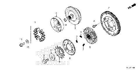 PRIMARY DRIVE GEAR
