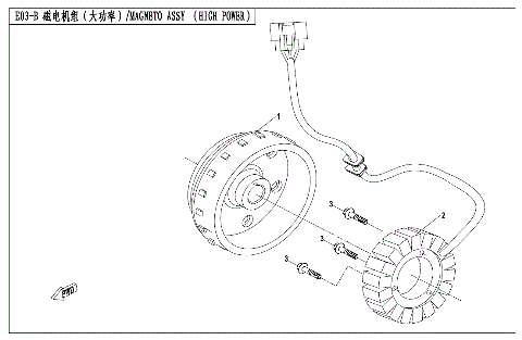 MAGNETO ASSY (HIGH-POWER)